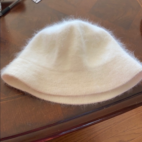 Betmar New York angora vintage bucket white hat - Picture 5 of 6